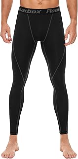 Men's Compression Tights Leggings - 1/2/3 Pack Cool Dry Base Layer Pants for Training Gym Workout Running Cycling