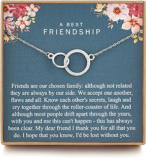 MUSIER PARIS Friendship Necklace, Sterling Silver, Women's Birthday Gift, Unisex, NECKLACE