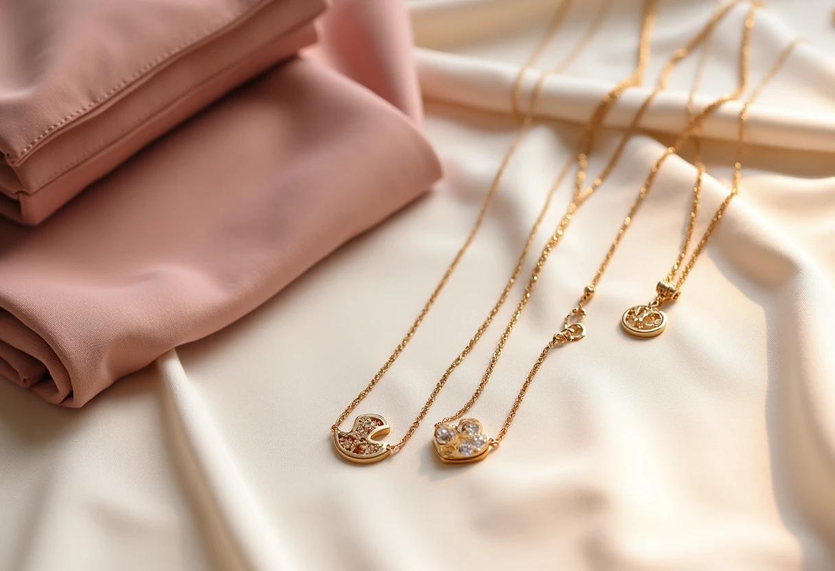 Personalized necklaces display