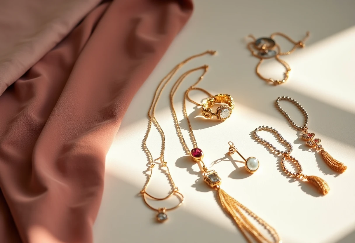 A curated jewelry collection